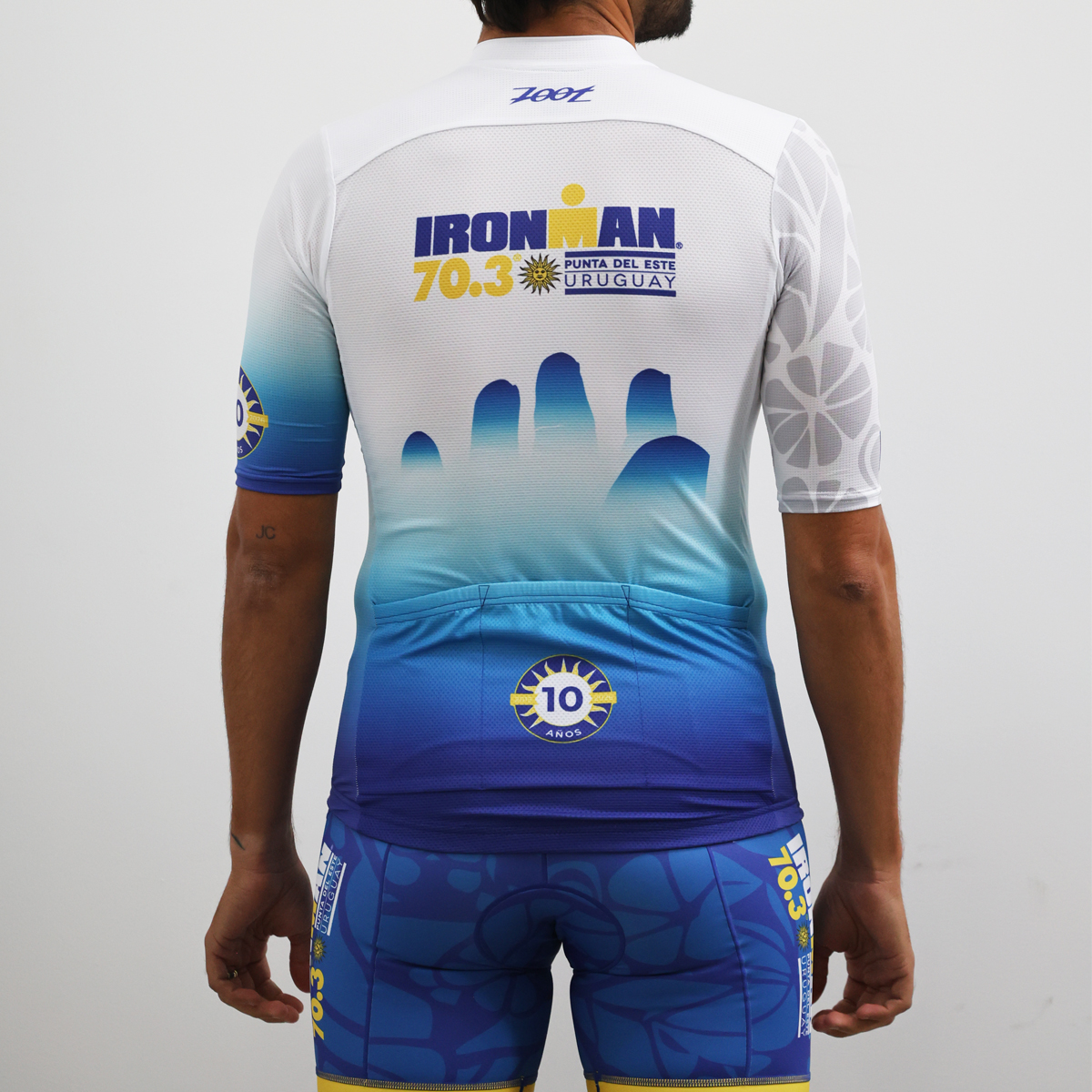 Men's LTD Cycle Aero Jersey 'Blanco' - Imagen 2